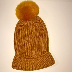 Mustard winter hat
